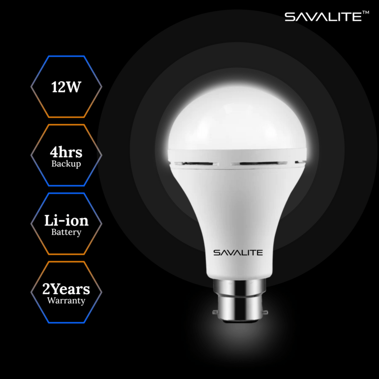 Savalite Rechargeable Bulb Technical Specifications